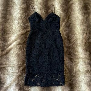 NWT Gorgeous Ralph Lauren Lace Overlay Dress Sz 4